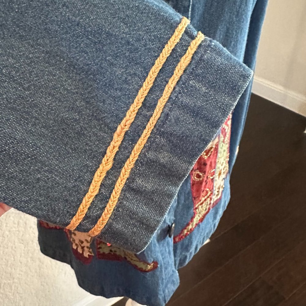 Vintage TANTRUMS Cowgirl Up Denim Jacket - M - Picture 5 of 13